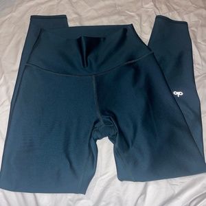 Alo Yoga 7/8 High-Waist Airlift Legging - Midnight Green